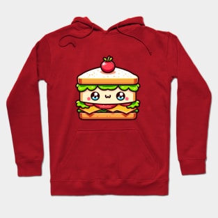 Cute Vegetable Sandwich Hoodie